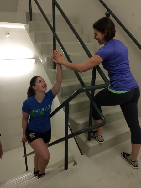 Recruit a like-minded friend to train and climb with.  This will be a fun way to hold yourselves accountable and on schedule.  Plus – let’s not forget about post-climb celebrations and high-fives at the top! © Christina Reinhardt / WWF-Canada 