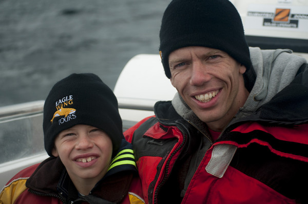 Justin and his dad  © Justin Warkentin