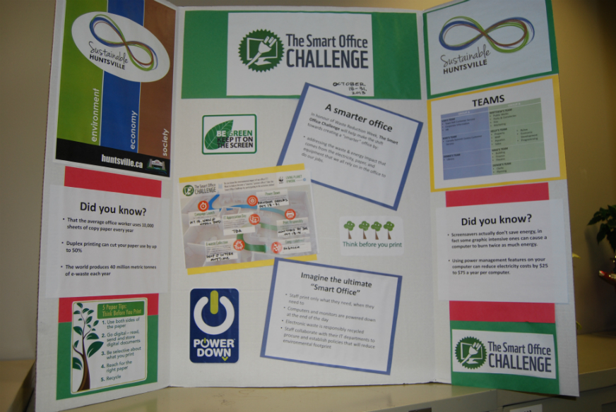 Smart Office Challenge Poster Board © Town of Huntsville 