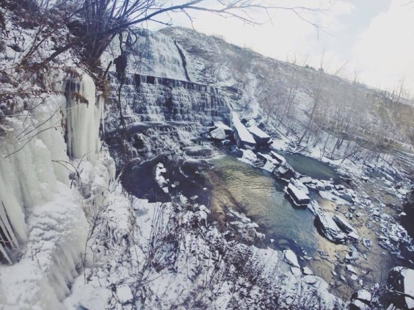 The photo was taken at Albion Falls in Hamilton, Ontario. © Catherine N.