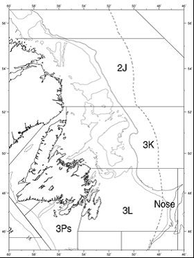 NAFO area 2J3KL ©DFO