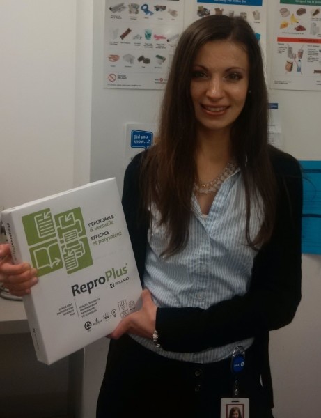 BMO’s preferred everyday copy paper is now FSC and Ecologo certified, and has 30% post-consumer recycled content! © BMO