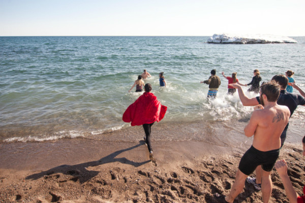 2015 Polar Bear Dip hosted by WWF-Canada © WWF-Canada