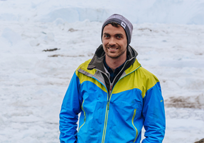 Brandon Laforest in Ilulissat, Greenland