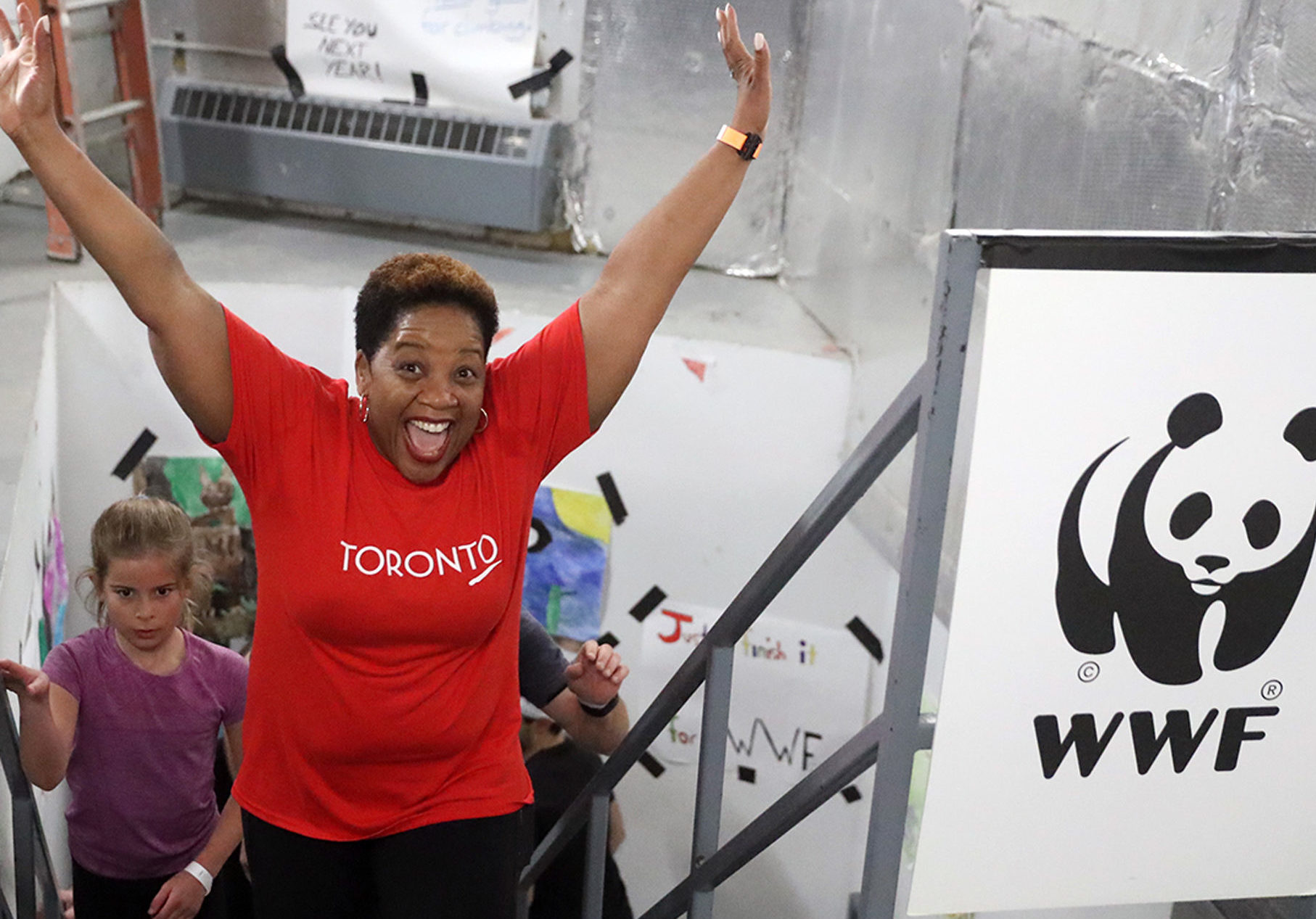 CN Tower Climb participant, Toronto