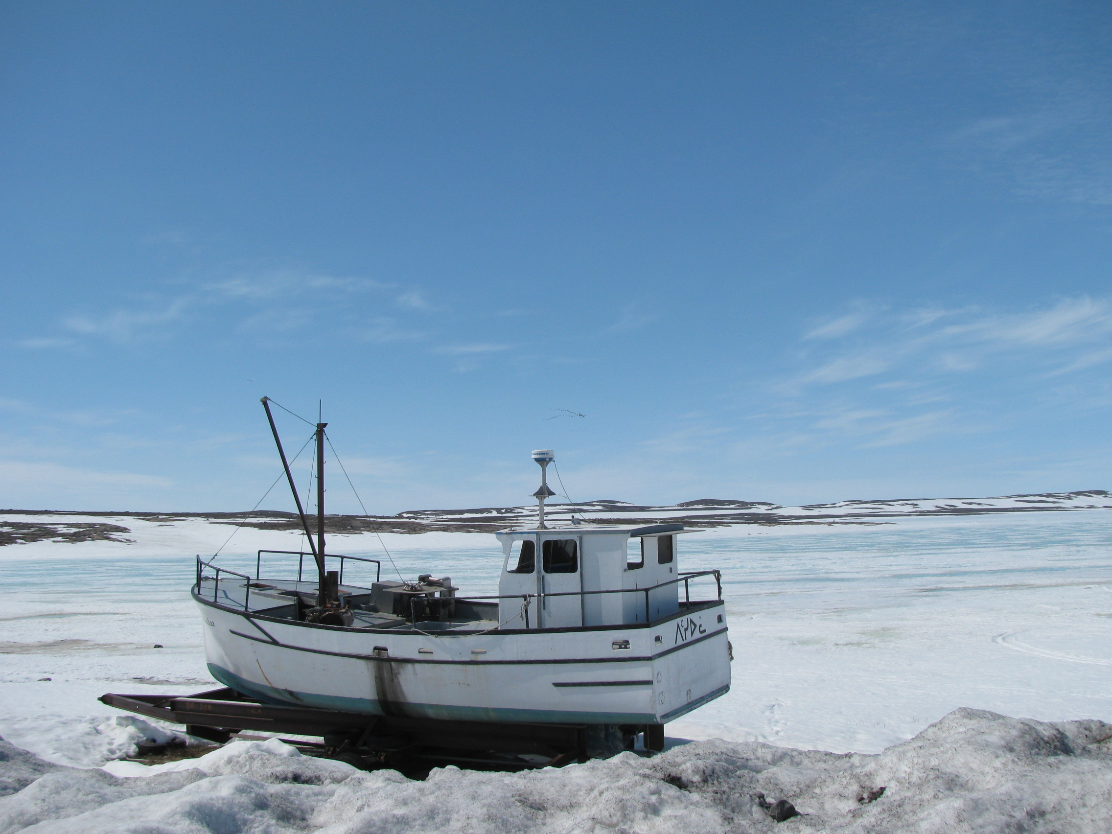 Arctic fishing boat