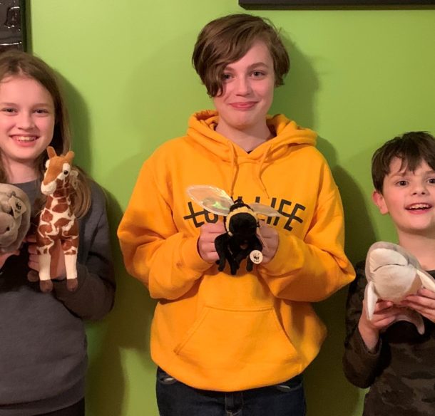 Sarah, 11, Amelia, 13 and Joseph, 9 © Ally Baird