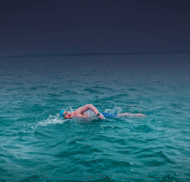 Long-distance swimmer Robert McGlashan