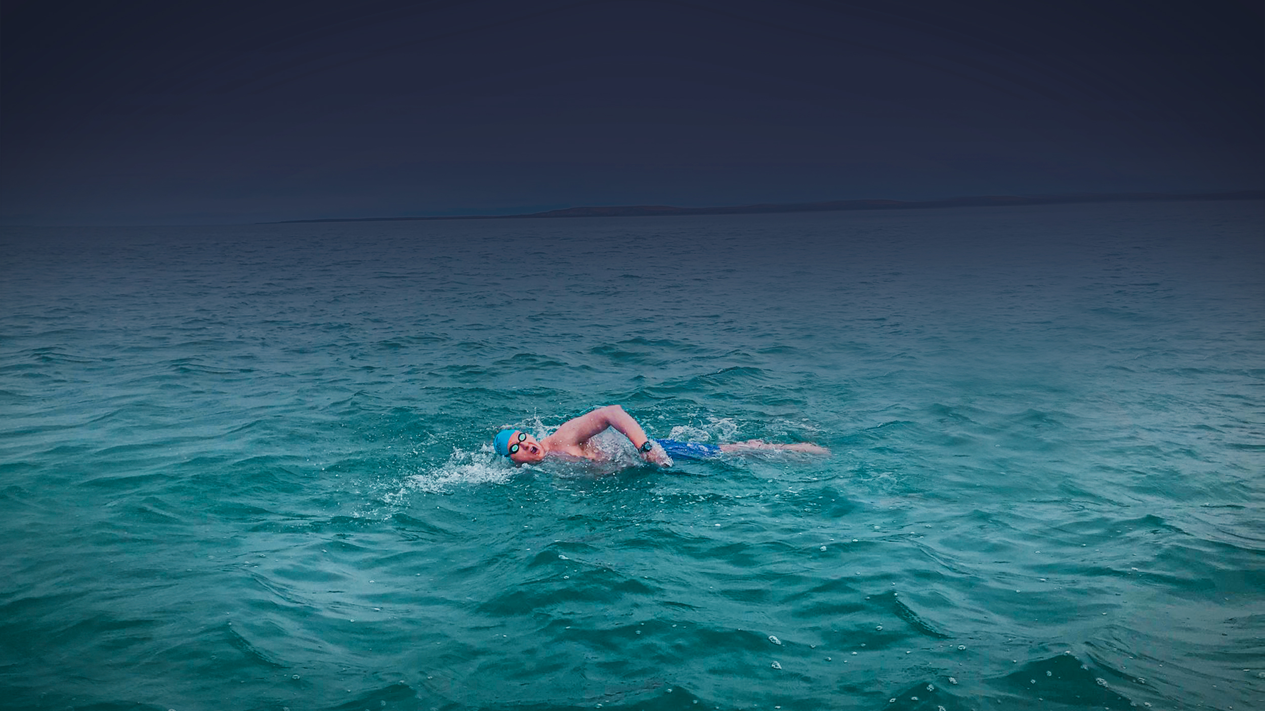 Long-distance swimmer Robert McGlashan