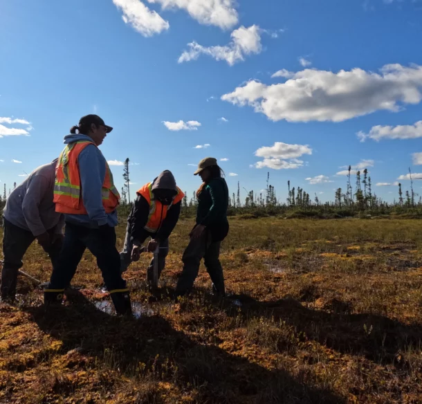 Carbon Sampling Work In Peawanuck