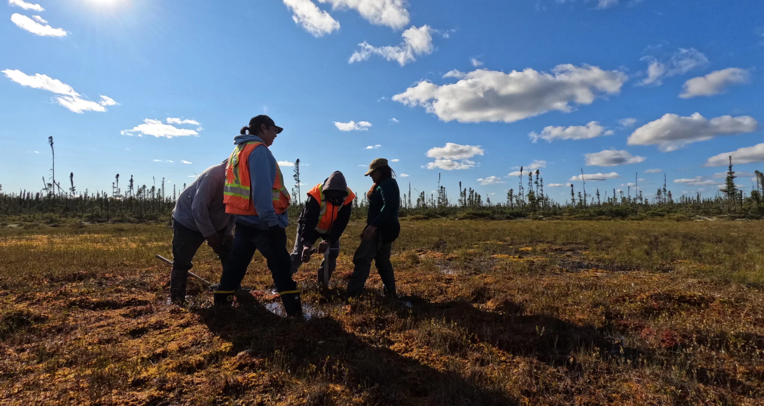 Carbon Sampling Work In Peawanuck