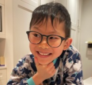 Young boy smiling