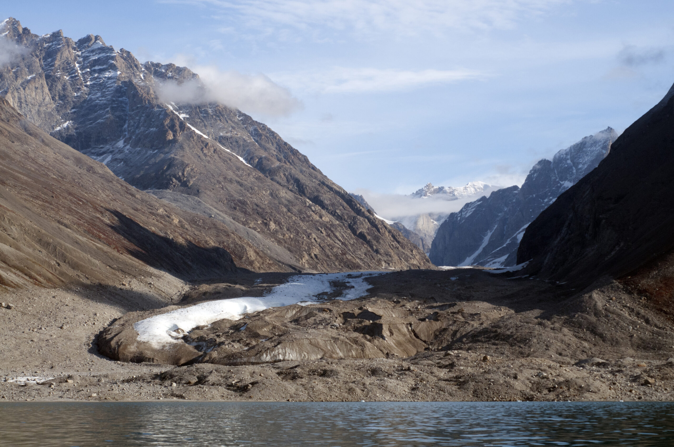 A disappearing glacier in Greenland